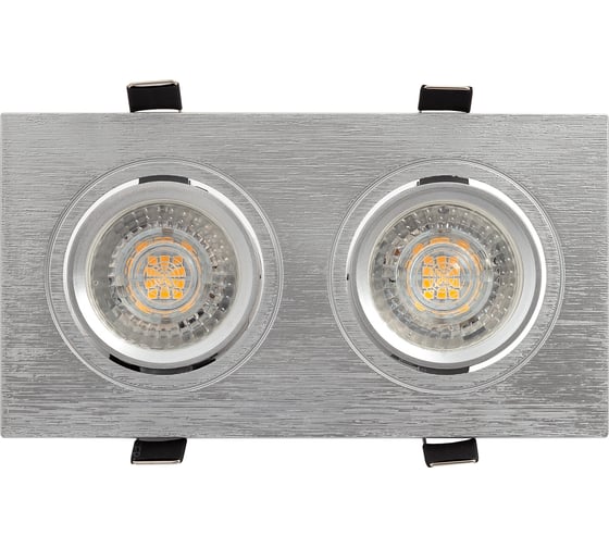 Встраиваемый светильник DENKIRS DK3022-CM IP 20, 10 Вт, GU5.3, LED, серый, пластик 538894 1
