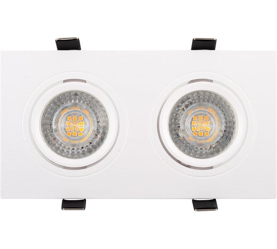 Встраиваемый светильник DENKIRS DK3022-WH IP 20, 10 Вт, GU5.3, LED, белый, пластик 529038