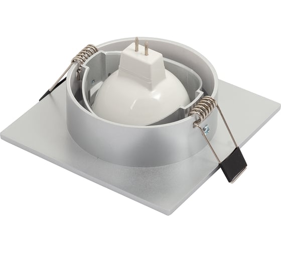 Встраиваемый светильник DENKIRS DK3021-CM IP 20, 10 Вт, GU5.3, LED, серый, пластик 538893