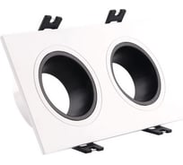 Встраиваемый светильник DENKIRS DK3022-WB IP 20, 2х10 Вт, GU5.3, LED, белый, пластик 577309