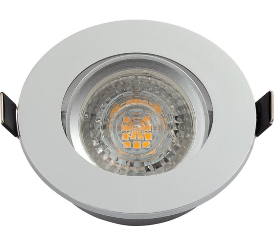 Встраиваемый светильник DENKIRS DK3020-CM IP 20, 10 Вт, GU5.3, LED, серый, пластик 538892