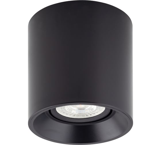 Накладной светильник DENKIRS DK3040-BK IP 20, 10 Вт, GU5.3, LED, черный, пластик 529043