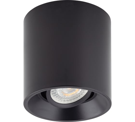 Накладной светильник DENKIRS DK3040-BK IP 20, 10 Вт, GU5.3, LED, черный, пластик 529043
