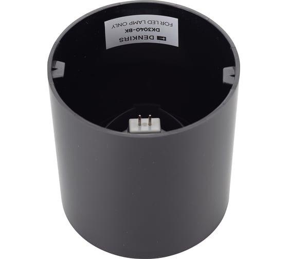 Накладной светильник DENKIRS DK3040-BK IP 20, 10 Вт, GU5.3, LED, черный, пластик 529043