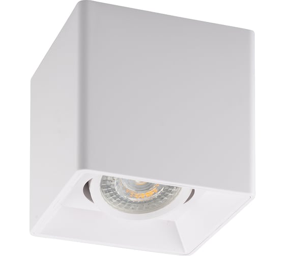 Накладной светильник DENKIRS DK3030-WH IP 20, 10 Вт, GU5.3, LED, белый, пластик 529040