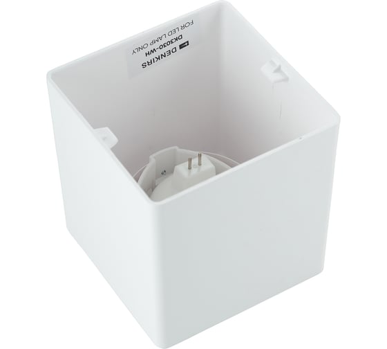 Накладной светильник DENKIRS DK3030-WH IP 20, 10 Вт, GU5.3, LED, белый, пластик 529040