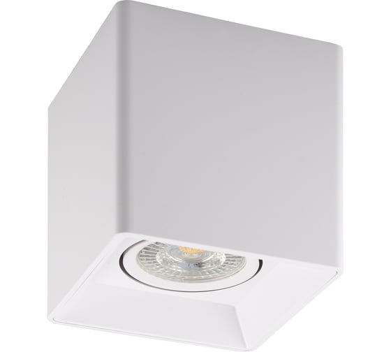 Накладной светильник DENKIRS DK3030-WH IP 20, 10 Вт, GU5.3, LED, белый, пластик 529040