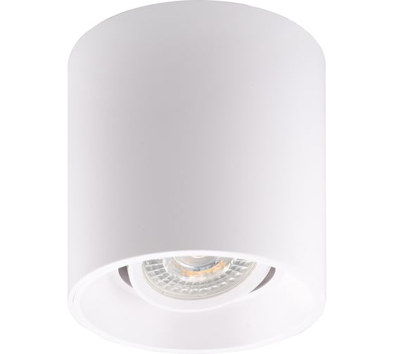 Накладной светильник DENKIRS DK3040-WH IP 20, 10 Вт, GU5.3, LED, белый, пластик 529042