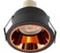 Встраиваемый светильник DENKIRS DK2410-BK IP 20, 50 Вт, GU10, черно-коричневый, алюминий 545340 1