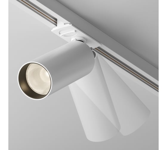 Трековый светильник MAYTONI focus led 12w led белый алюминий TR021-1-12W3K-W-D-W