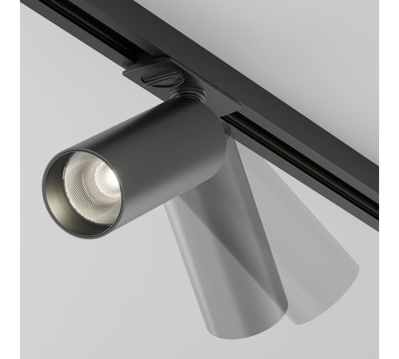 Трековый светильник MAYTONI focus led 12w led черный алюминий TR021-1-12B4K-W-B