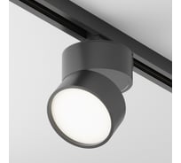 Трековый светильник MAYTONI onda 12w led черный алюминий TR007-1-12W4K-B