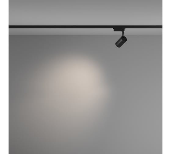 Трековый светильник MAYTONI vuoro 6w led черный алюминий TR003-1-6W4K-M-B