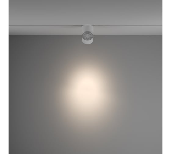 Трековый светильник MAYTONI yin 15w led белый алюминий TR084-1-15W4K-W