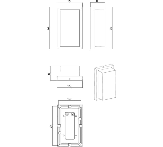 Уличный настенный светильник ARTE LAMP A1331AL-1BK