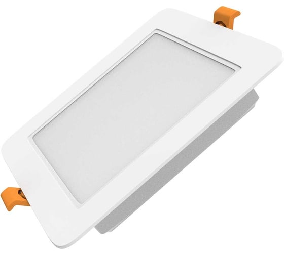 Светильник Gauss elementary downlight квадрат 5,5w 460lm 4000k 170-260v ip20 95×26 монтаж белый led 998420205