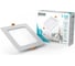 Светильник Gauss elementary downlight квадрат 5,5w 460lm 4000k 170-260v ip20 95×26 монтаж белый led 998420205 1