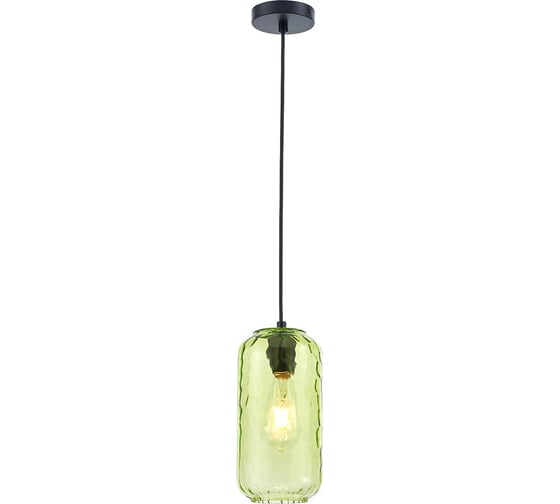 Подвесной светильник ESCADA 10177/1S E27*60W Black/Green 10177/1S Black/Green