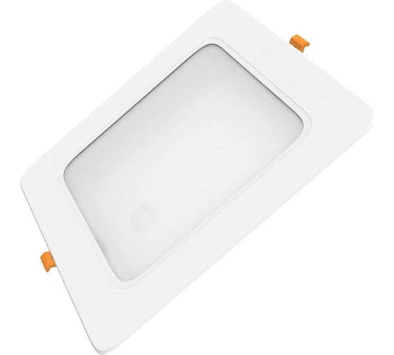 Светильник Gauss elementary downlight квадрат 20w 1700lm 4000k 170-260v ip20 170×26 монтаж белый led 998420218