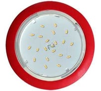 Встраиваемый светильник Ecola Gx53 5355 легкий красный (светильник) 25x106 FR5355ECD