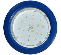 Светильник Ecola Gx53 5355 встраиваемый легкий синий 25x106 FL5355ECD