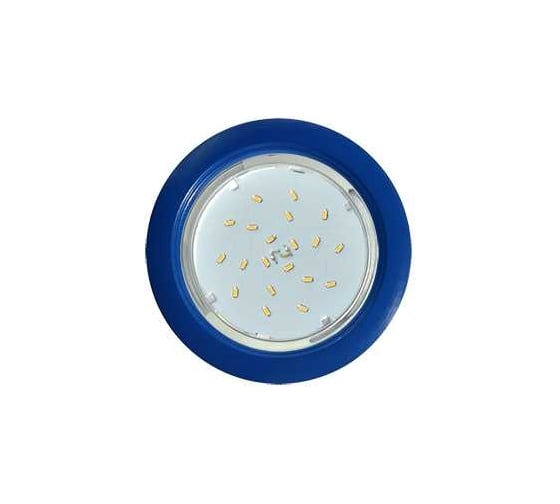 Светильник Ecola Gx53 5355 встраиваемый легкий синий 25x106 FL5355ECD 1
