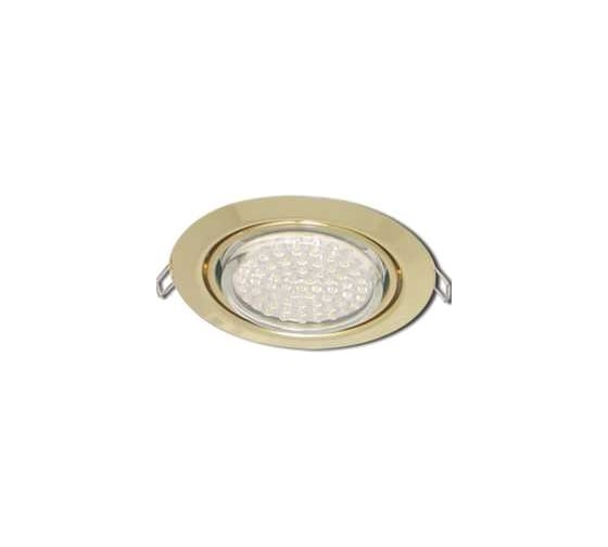 Светильник встраиваемый Ecola Gx53 ft9073 поворотный золото 40x120 FG5390ECB