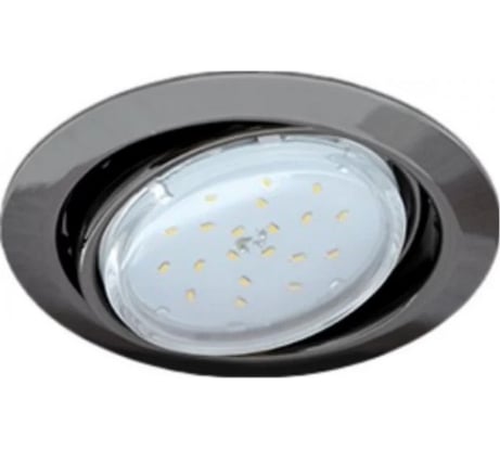 Светильник встраиваемый поворотный Ecola Gx53 ft9073 черный матовый 40x120 FM5390ECB