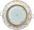 Светильник Ecola Gx53 h4 5310 glass стекло круг золото - золото на белом 38x126 (к+) FG53RNECH 1