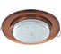 Светильник Ecola Gx53 h4 5310 glass стекло круг черненая медь - янтарь 38x126 (к+) FA53RNECH 1