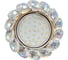 Светильник Ecola Gx53 h4 5342 glass круглый с большими хрусталиками прозр.искристый/золото 56x125 (к+) FM53RVECB 1