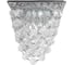 Светильник Ecola Gx53 h4 5358 glass квадрат "хрустальная гроздь" прозрачный / хром 150x110x110 (к+) FR53RVECB 1