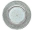 Светильник Ecola Gx53 h4 5362 glass круг с прозр.стразами (оправа хром)/фон зерк./центр.часть хром 40x120 (к+) FW53RGECB 1