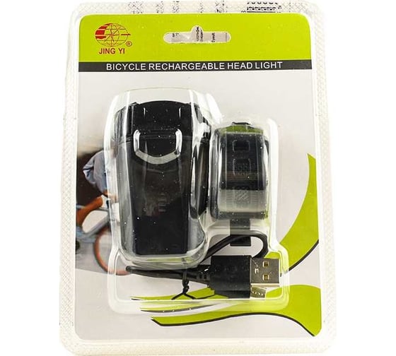 Передний фонарь JOY KIE LS 07188\JX-7028 300 lm, 1 CREE светодиод, 4 режима, Li-Poly аккумулятор, USB, защита IPX4, черный HQ-0014269 1