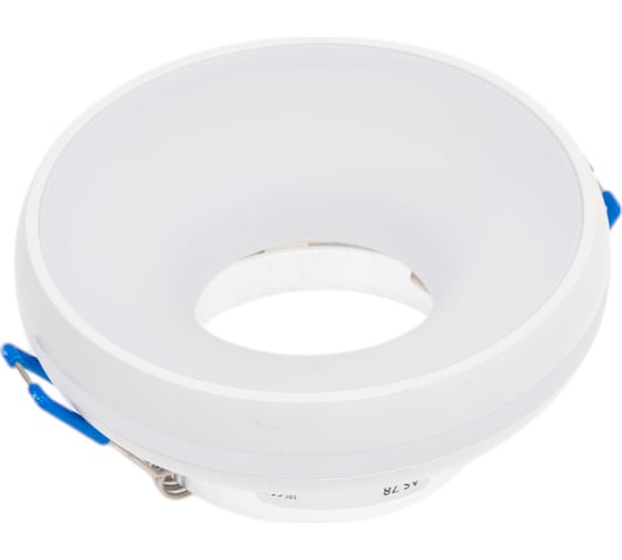 Светильник Ecola Gx53 h4 ld5313 glass стекло круг с вогнутыми гранями с подсветкой хром - серебряный блеск 38x126 (к+) SS53RCECH