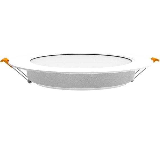 Светильник Gauss elementary downlight круг 13w 1100m 4000k 170-260v ip20 145х26 монтаж белый led 1/6 997420212