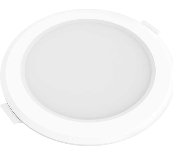 Светильник Gauss Elementary Downlight круг 10W 780lm 4000K 170-260V IP20 120*26 монтаж Ø90-110мм белый LED 997420209