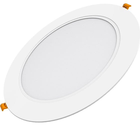 Светильник Gauss elementary downlight круг 26w 2250m 4000k 170-260v ip20 220×26 монтаж белый led 1/4 997520224