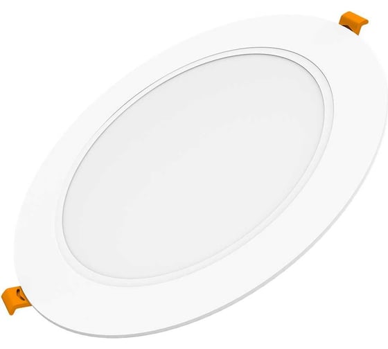 Светильник Gauss elementary downlight круг 20w 1700lm 4000k 170-260v ip20 170×26 монтаж белый led 1/ 997420218