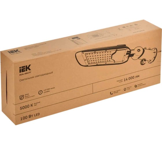Светильник IEK Pro led дку 1014-100ш 5000к ip65 LT-DKU1-1014-100-50-K02