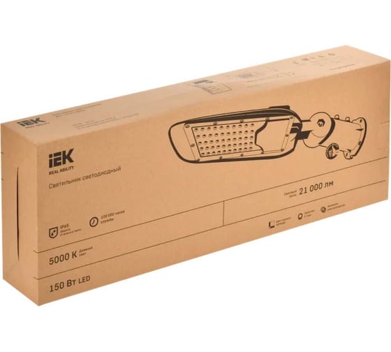 Светильник IEK Pro led дку 1014-150ш 5000к ip65 LT-DKU1-1014-150-50-K02