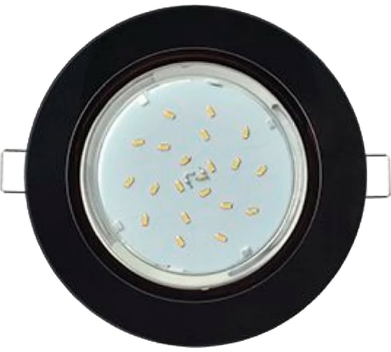 Встраиваемый светильник Ecola Gx53 h4 без рефлектора, черный матовый 38x106 - 10 pack (кd102) SB5310ECB