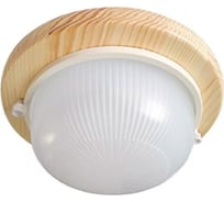Накладной светильник Ecola Gx53 led нбо-03-60-011 круг, ip65, дерево, клен, 1 x gx53, матовый, 220x84 TP53R1ECA
