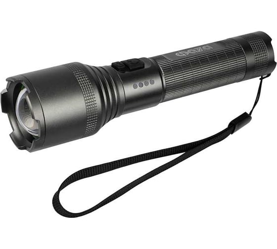 Фонарь аккумуляторный ФАZА AccuF1-L15WZ-ti 15Вт XHP60 800Лм Li-ion 18650 3.7В 1200мАч (5 режимов; с функцией ZOOM; кабель USB-Type-C в комплекте) титан. IPX4 5050419