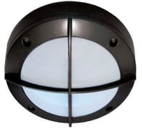 Накладной светильник Ecola Gx53 led b4143s ip65, матовый, круг, с решеткой, алюминий, 1 x gx53, черный, 145x145x65 FB53CSECS
