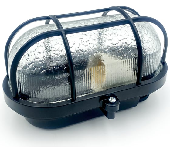 Светильник SVET НБП 01-60-002 У3, со стеклом, черный SV0101-0004 ...