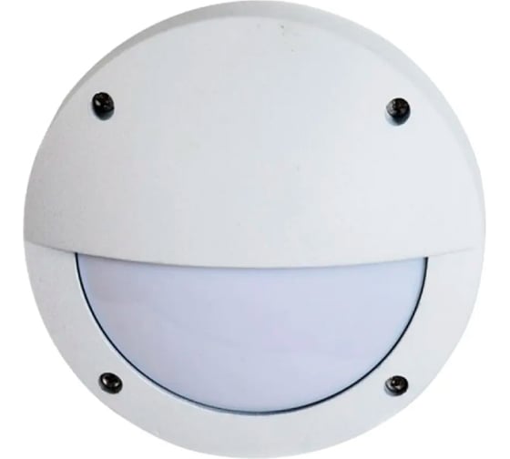 Накладной светильник Ecola Gx53 led b4140s ip65, матовый, круг, с ресничкой, алюминий, 1 x gx53, белый, 145x145x65 FW53ESECS 1