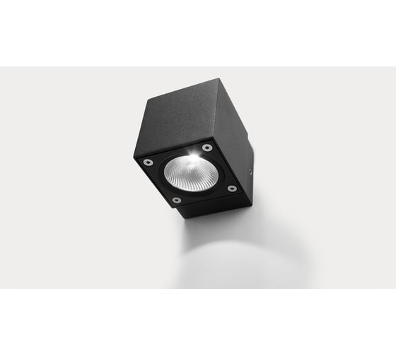 Светильник настенный LS-LIGHTING boxy 4w cree 273lm 38 3000k ip54 220v цвет антрацит 6870.02