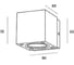 Светильник настенный LS-LIGHTING boxy 4w cree 273lm 38 3000k ip54 220v цвет антрацит 6870.02 4