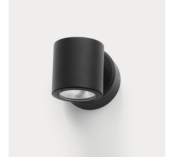 Светильник настенный LS-LIGHTING soul 4w cree 302lm 36 3000k ip54 220v цвет антрацит 1068.02